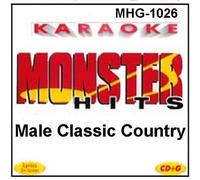 Monster Hits Karaoke #1026 - Male Classic Country