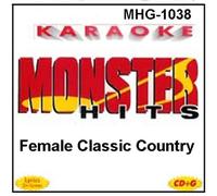 Monster Hits Karaoke #1038 - Female Classic Country