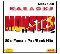 Monster Hits Karaoke 1098 - 80's Female Pop/Rock Hits