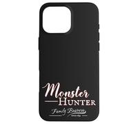 Monster Hunter Family Business | Funny Halloween Hunting Coque pour iPhone 16 Pro Max
