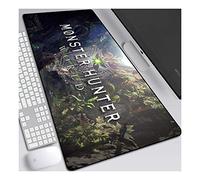 Monster Hunter Tapis De Souris 800X300Mm Gaming Mousepad, Clavier Étendu, Tapis De Souris Professionnel De Jeu Mousepad avec Base De 3 Mm D'Épaisseur, pour Ordinateurs Portables, Pc, A