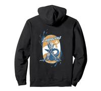 Monster Hunter Wilds Lagiacrus BP Sweat à Capuche, Unisexe pour Adultes, Noir, XXL