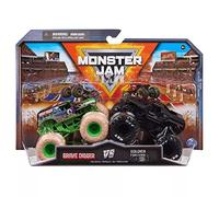 Monster Jam - 1:64 Die Cast 2 Pack - Grave Digger Vs Soldier Fortune Black