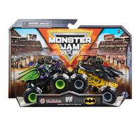 Monster Jam 2022 1:64 Diecast 2-Pack Darkus Neo Dragonoid vs Batman Batmobile