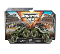 Monster Jam 2024 Series 30 Lot de 2 monstres moulés sous pression 1:64 Shaker vs Soldier Fortune