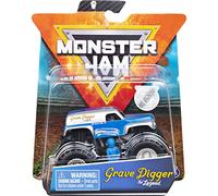 Monster Jam - 6054811 - Jouet enfant - Pack de 1 véhicule Grave Digger The Legend - Véhicule échelle 1:64 - Voiture Monster Truck