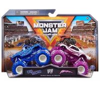 Monster Jam Blue Thunder vs Full Charge (Lot de 2 à l'échelle 1:64)