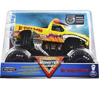 Monster Jam Camion Monstre Loco Officiel El Toro - Véhicule moulé sous Pression - Échelle 1/24
