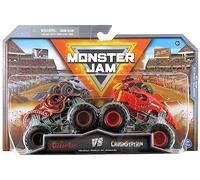 Monster Jam Camion moulé sous pression officiel à l'échelle 1:64 2023 Série 25 Octon8er vs Crushstation