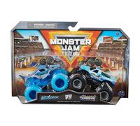 Monster Jam, Camions Monstres en métal Megalodon Vs. Hooked Officiels, échelle 1:64, Jouets pour Enfants à partir de 3 Ans, 6069872