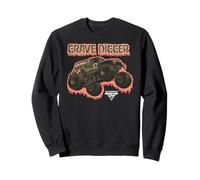 Monster Jam Camo Grave Digger Monster Truck Motorsports Sweatshirt