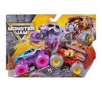 Monster Jam, Charge complète contre Thunder Monster Trucks, échelle 1:64, jouet pour enfants à partir de 3 ans
