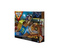 Monster Jam Coffret de jeu officiel Zombie Madness avec un camion monstre zombie moulé sous pression exclusif à l'échelle 1:64 - Les styles varient