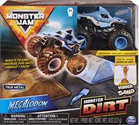 Monster Jam, Coffret débutant Monster Dirt, avec 226 g de Monster Dirt et Un Monster Truck Authentique en métal moulé à l'échelle 1:64