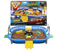 Monster Jam, Coffret Monster Dirt Arena de 60 cm avec 907 G de Monster Dirt et Monster Truck Exclusif en Métal Moulé à l'échelle 1: 64