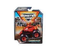 Monster Jam Collection - Truck Crushstation 1/64, Collector Series 34 - Camion Monstre Homard Rouge - Set Vehicule + Carte