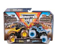 Monster Jam, Earth Shaker Vs. Megalodon Monster Trucks moulés sous pression, échelle 1:64, jouets pour enfants de 3 ans et plus