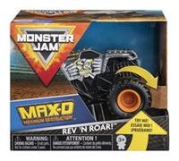 Monster jam geant : rev'n roar - voiture grise 12x9cm (lxl) - vehicule miniature 1:43 nouvelle serie