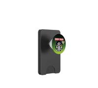 Monster Jam Grave Digger Skull Logo Green Flames Motorsports PopSockets PopWallet pour MagSafe