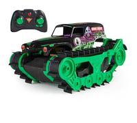 Monster Jam, Grave Digger Trax Véhicule d'extérieur télécommandé, échelle 1:15, Jouets pour Enfants pour garçons et Filles à partir de 4 Ans