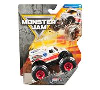 Monster Jam Jambulance Véhicule moulé sous pression Échelle 1/64 Jouet Monster Truck Ambulance Blanc À partir de 3 ans