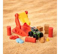 Monster Jam - Jeu de lanceurs de tombes avec camion moulé sous pression, lanceur et accessoires, jouet officiel Spin Master à partir de 3 ans