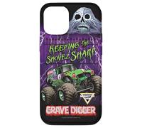 Monster Jam Keeping The Shovel Sharp Grave Digger Truck Coque pour iPhone 12/12 Pro