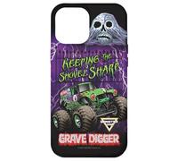 Monster Jam Keeping The Shovel Sharp Grave Digger Truck Coque pour iPhone 12 Pro Max