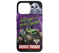 Monster Jam Keeping The Shovel Sharp Grave Digger Truck Coque pour iPhone 16 Pro Max