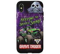Monster Jam Keeping The Shovel Sharp Grave Digger Truck Coque pour iPhone X/XS