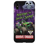 Monster Jam Keeping The Shovel Sharp Grave Digger Truck Coque pour iPhone XS Max
