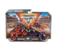Monster Jam Lot de 2 camions moulés sous pression à l'échelle 1:64 série 31 ThunderROARus vs Velociraptor