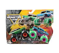 Monster Jam Lot de 2 camions moulés sous pression à l'échelle 1:64 Série 33 Avenger vs Avenger