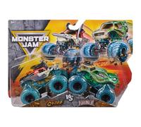 Monster Jam Lot de 2 camions moulés sous pression à l'échelle 1:64 Série 34 Pirate's Curse vs Kraken