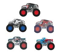 Monster Jam - Marvel - Pack De 5 Véhicules Die-Cast 1:64 Spider-Man - 5 Véhicules Authentiques Monster Trucks Officiels Show À Collectionner Echelle 1:64 - Jouet Enfant 3 Ans Et +