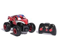 Monster Jam - Marvel - Véhicule RC Spider-Man 1:24-1 Voiture Radiocommandée avec Télécommande - Style Authentique Monster Truck Officiel Show À Collectionner Echelle 1:24 - Jouet Enfant 4 Ans Et +