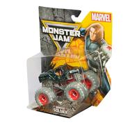 Monster Jam Marvel Winter Soldier Monster Truck - Véhicule moulé sous pression à l'échelle 1:64, série 04 par Spin Master