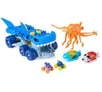 Monster Jam Coffret de jeu Mini Jams Megalodon Squid Takedown avec 2 Mini Monster Trucks exclusifs, Megalodon & Monster Manta, jouets pour enfants de 3 ans et plus