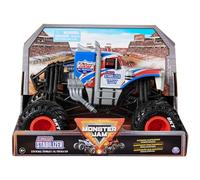 Monster Jam, Monster Truck Stabilisateur Officiel Lucas, véhicule Collector moulé sous Pression, échelle 1:24, Jouets pour Enfants pour garçons et Filles âgés de 3 Ans et Plus