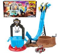 Monster Jam Circuit de lavage Mud Blaster – Changement de couleur – Bleu 3 ans et plus