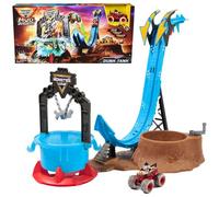 Monster Jam Mud Blasters, Coffret Monster Mutt Dalmatian Dunk Tank, changement de couleur, cadeaux pour garçons et filles à partir de 3 ans
