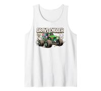 Monster Jam Muddy Tire Tracks Grave Digger Truck Motorsports Débardeur