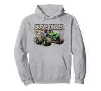 Monster Jam Muddy Tire Tracks Grave Digger Truck Motorsports Sweat à Capuche