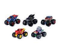 PACK DE 5 VEHICULES DIE-CAST 1:64 DC COMICS Monster Jam