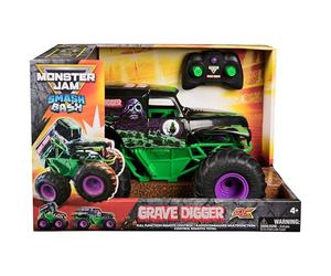 Monster Jam SmashNBashGraveDiggerRC Télécommande pour véhicule