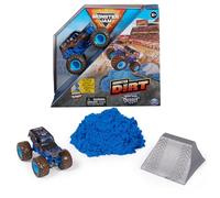 Monster Jam, Son-uva Ensemble de jeu Monster Dirt 0,5 kg avec camion officiel moulé sous pression à l'échelle 1:64, jouets pour enfants de 3 ans et plus