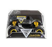 Monster Jam Spin Master Camion Stunt Truck Édition limitée Noir et Jaune Échelle 1:24 Monstre moulé sous pression Édition collector True Metal