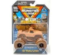 pour Monster Jam Truck Show - vehicule el Toro Loco, Metal 1:64 - Authentique - Camion Mystere - Set Jouet Garcon et Carte