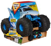 Monster Jam - Véhicule RC Megalodon Storm - Voiture Radiocommandée Monster Truck - Echelle 1:15 - Jeu Jouet - Voiture enfant - Jouet Enfant 4 Ans et +, Gris