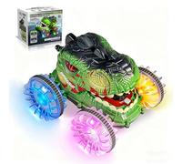 Monster Jam Voiture télécommandée 2,4 GHz pour enfants à partir de 6 ans Étanche Rotation à 360° Canon à eau et éclairage LED Jouet de plage pour enfants Pour intérieur et extérieur Plage et pelouse